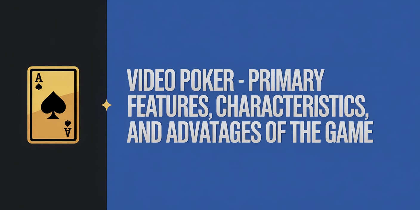 Video Poker – Primary Features, Characteristics, and Advantages of the Game