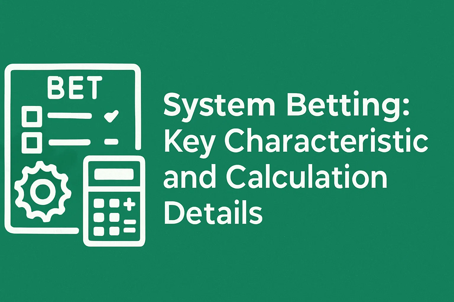 System Betting: Key Characteristic and Calculation Details